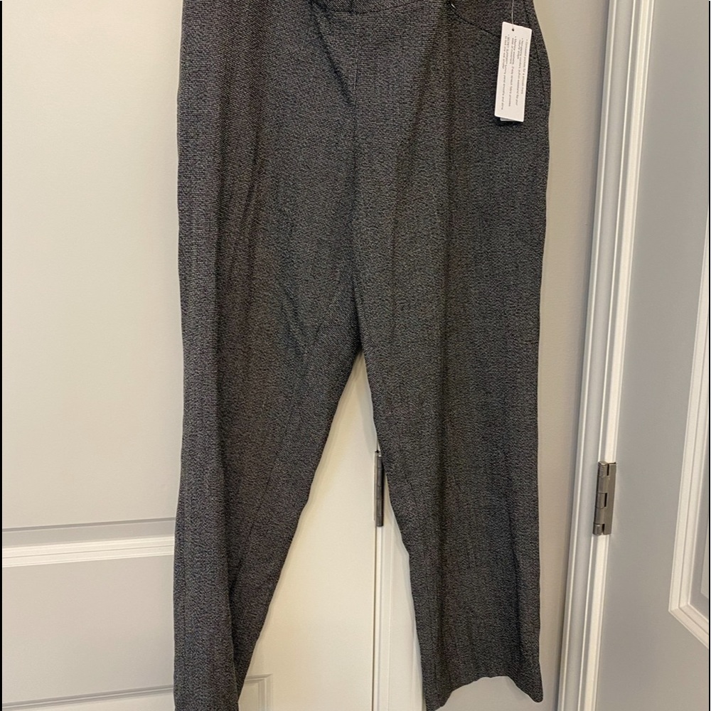 Gray stretch dress pants 14P-S NWT